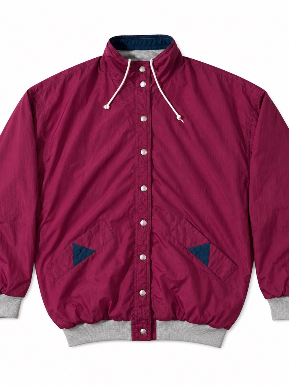 Vintage Current Seen Reversible Color Block Jacket M